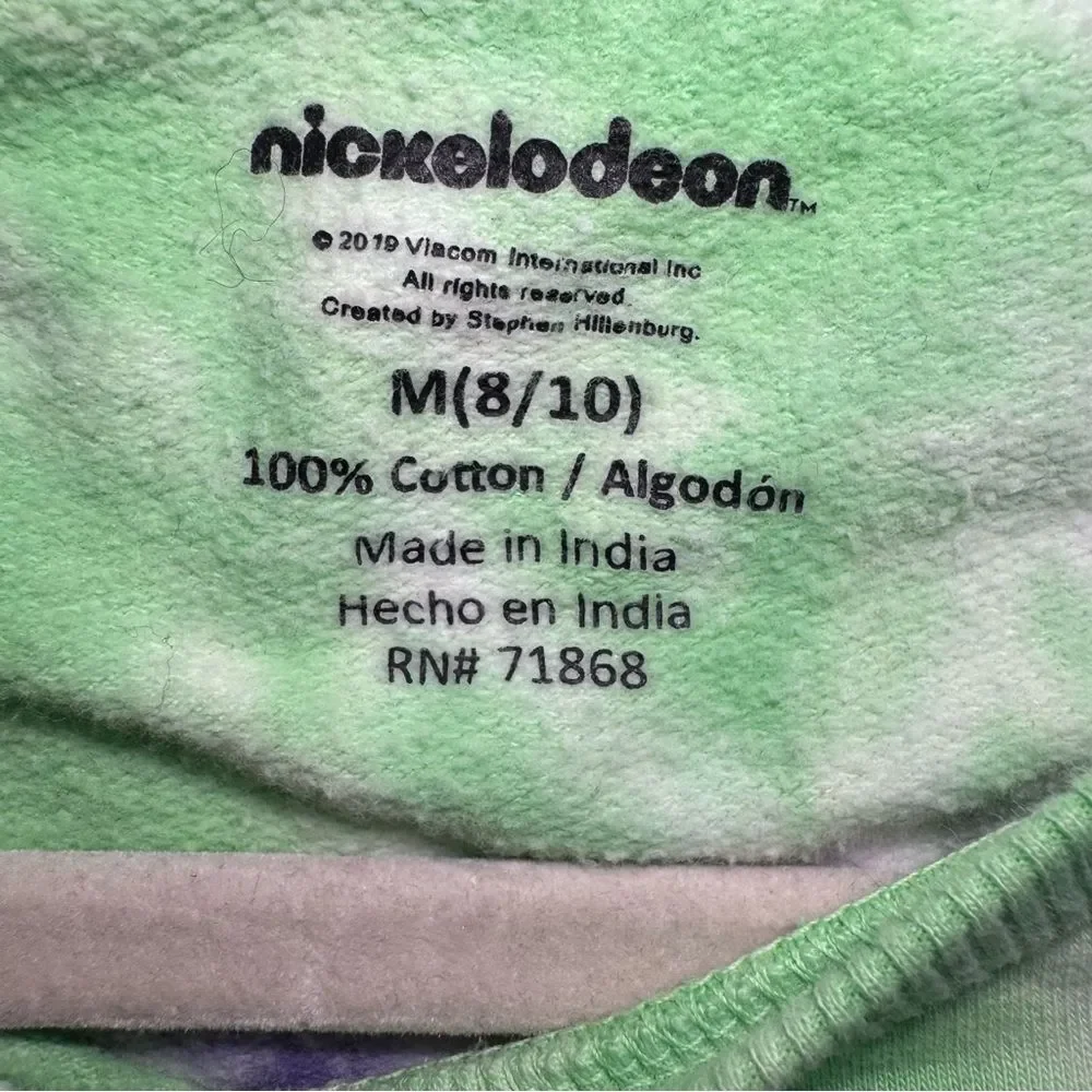 Nickelodeon size medium 8/10 SpongeBob tie dye Multicolor sweatshirt